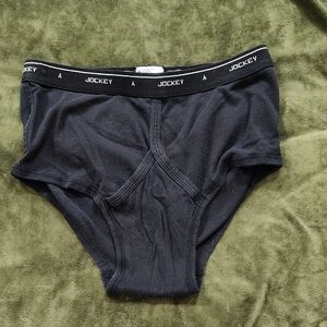 Jockey Black Briefs Classic Comfort Elastic Waistband